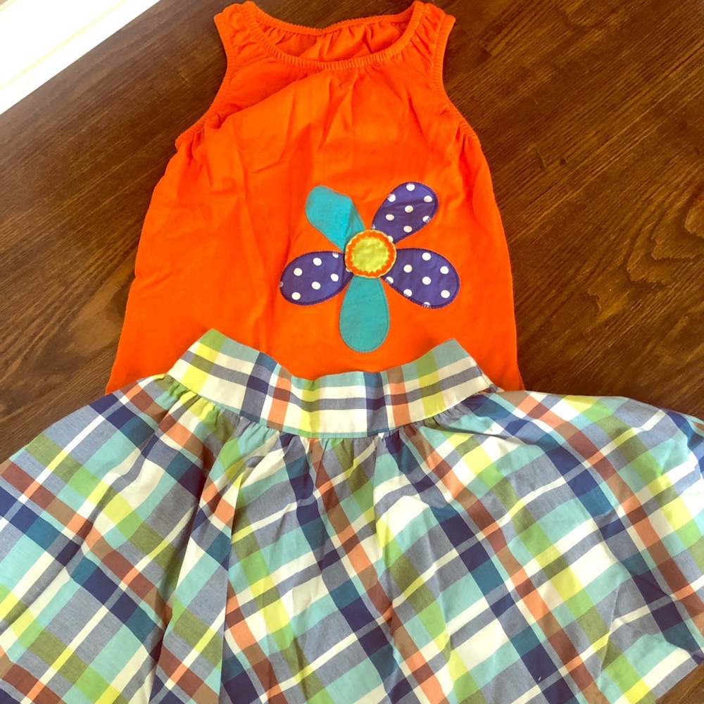 Kelly’s Kids tank and skirt outfit